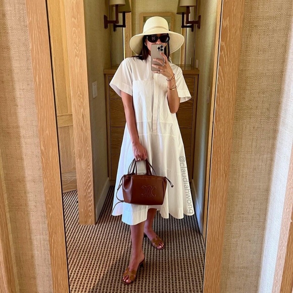 G. Label by Goop Dresses & Skirts - GWYN It’s All Good Midi Shirtdress in White